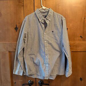 Chaps Easy Care Casual Dress Shirt Mens XL